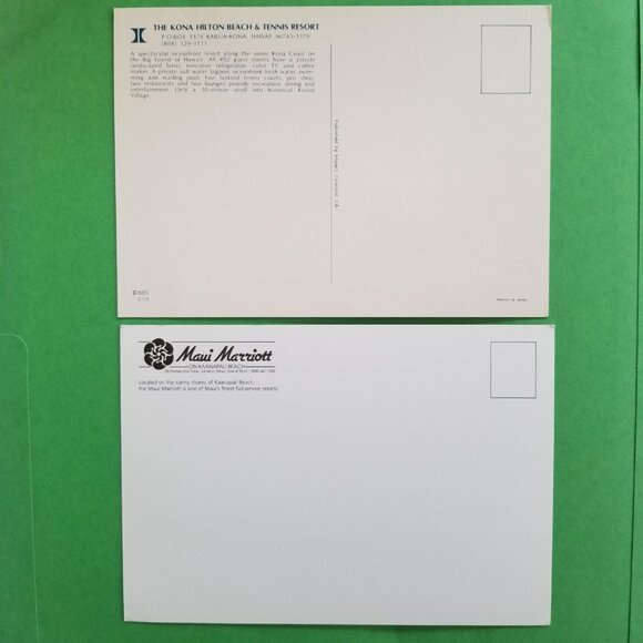 Vintage 2 Blank Postcards from Hawaii and Maui - Picture 6 of 6